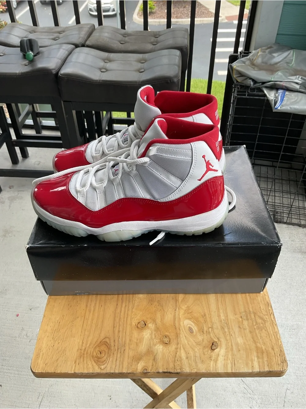 Nike Air Jordan 11 Retro Cherry Red White Men’s Size 10 - 2022